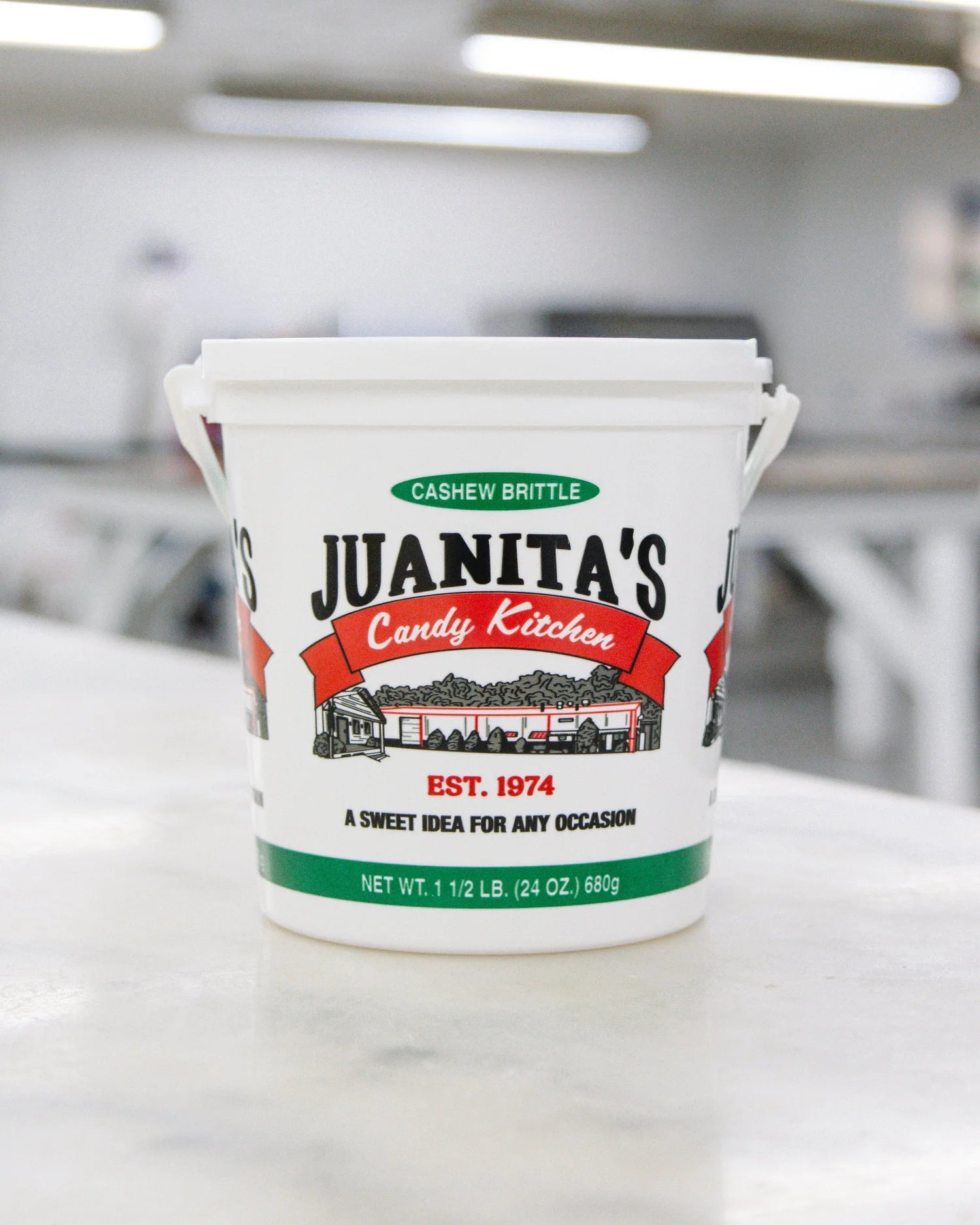 JUANITAS CANDY CASHEW BRITTLE 1.5lb