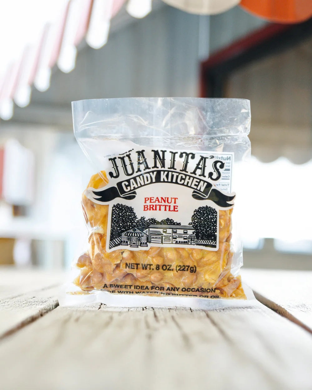JUANITAS CANDY PEANUT BRITTLE 8oz